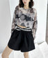 Cross Line Waist Shorts